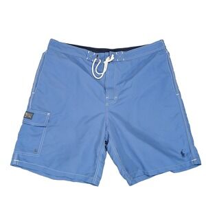 Polo Ralph Lauren Shorts Mens XL Board Swimwear Lightweight Swim Blue